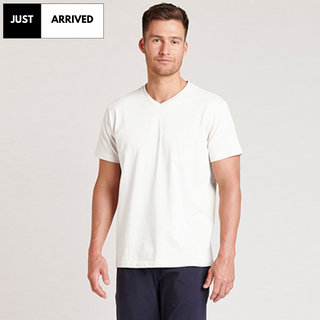 Cotton-Rich V-Neck