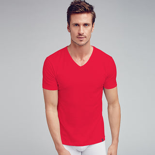 Elance Combed Cotton-Rich V-Neck T-Shirt