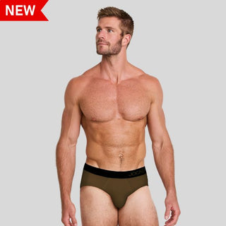 Cotton Stretch 95% Cotton 5% Spandex Retro Brief (Tri-pack)