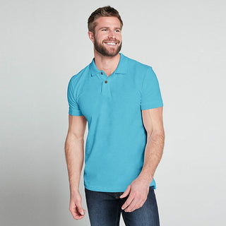 Cotton Rich Pique Classic Fit Plain Short Sleeve Polo Shirt